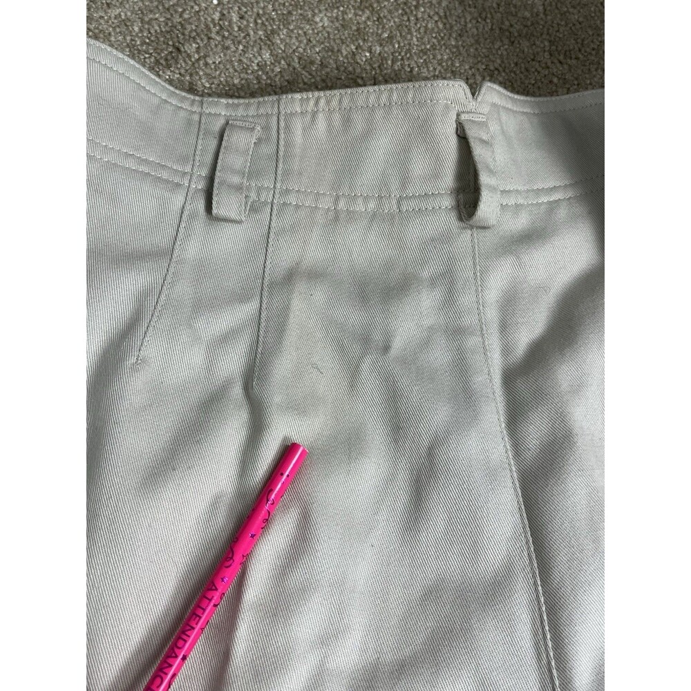 NOS 90s Liz Claiborne Lizsport Womens 12 Khaki Pleated High Rise Tapered Pants - Picture 15 of 15